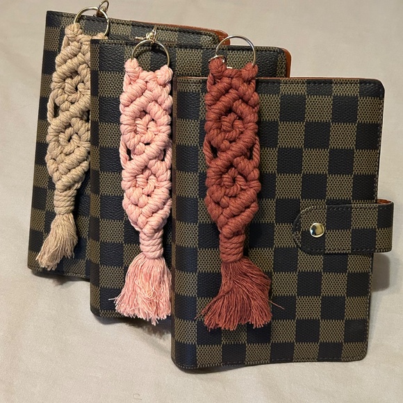 Checkered A6 Planner Cover Bundle | Agenda Organizer - Picture 9 of 12